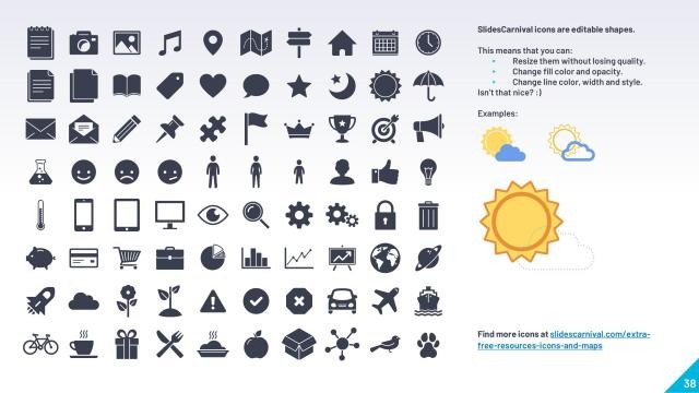 Blue Marketing Presentation Template slide 38