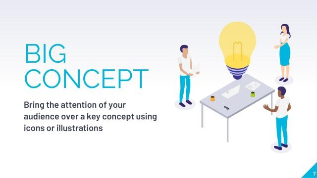 Blue Marketing Presentation Template slide 7