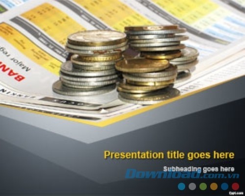 Mẫu PowerPoint đẹp làm bài thuyết trình quản lý tiền tệ hoàn hảo