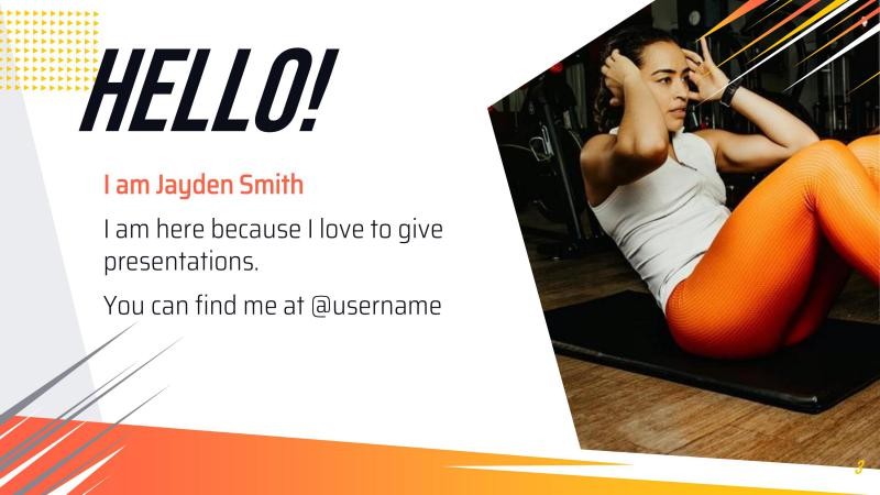 Geometric Sport Presentation Template slide 3*347375