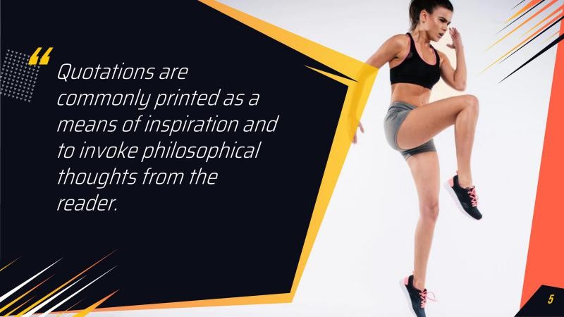 Geometric Sport Presentation Template slide 4*347392