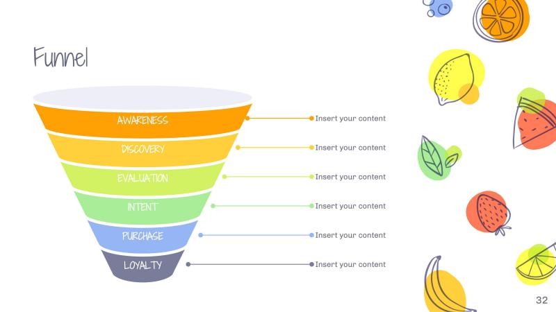 Colorful Fruits Slides slide 32*353068
