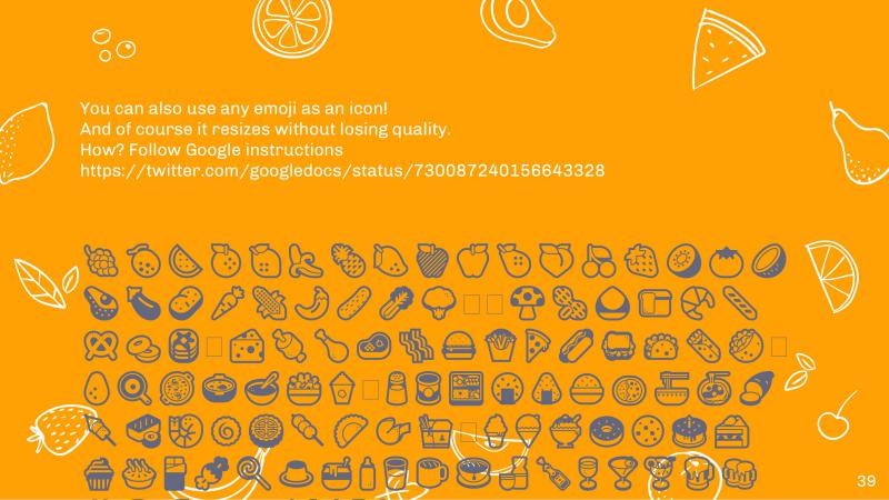 Colorful Fruits Slides slide 39*353087