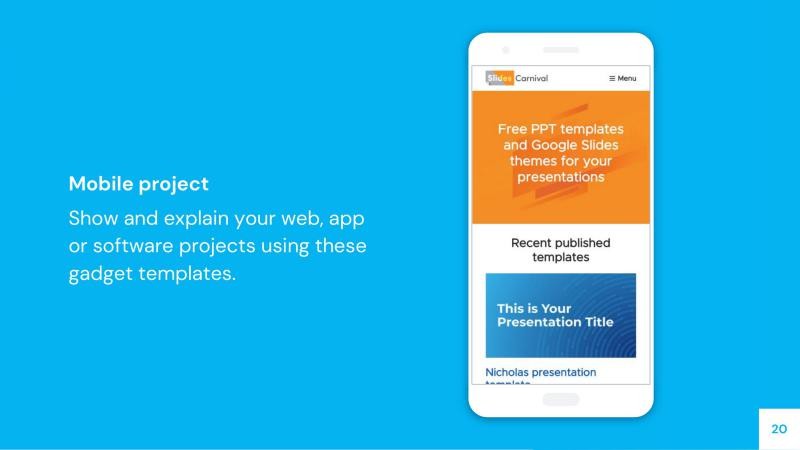 Minimal Medical Presentation Template slide 20