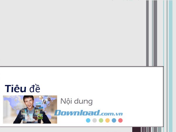 Mẫu template dành cho tập huấn giáo dục