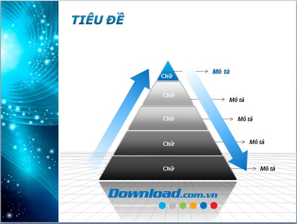 Mẫu template thiết kế cho giáo án điện tử