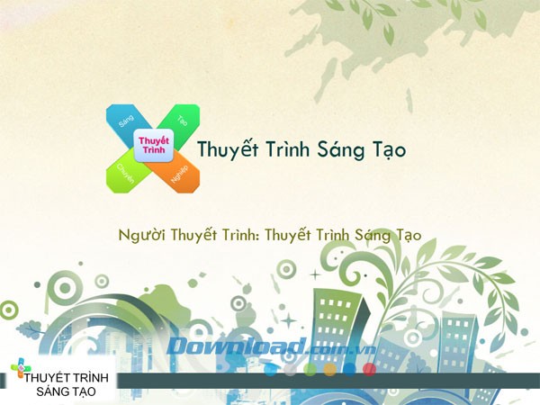 Mẫu template thuyết trình độc đáo