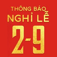 Mẫu Thông Báo Lịch Nghỉ Lễ 2/9, Quốc Khánh 2/9