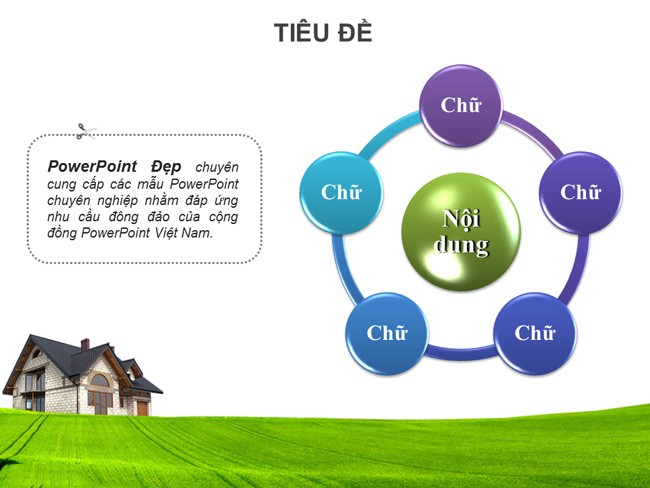 Mẫu trình chiếu chủ đề Thiên nhiên đẹp - Trang chi tiết