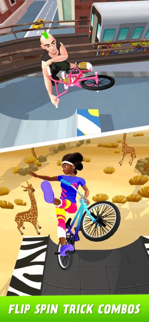 Thực hiện các cú bay trên không trung mạo hiểm