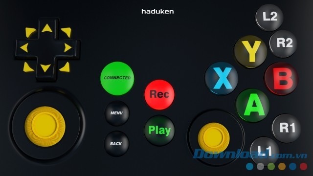 Tổ chức lại vị trí các nút theo ý thích và từng thể loại game