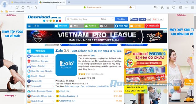 Duyệt web nhanh và tiện lợi trên MX5