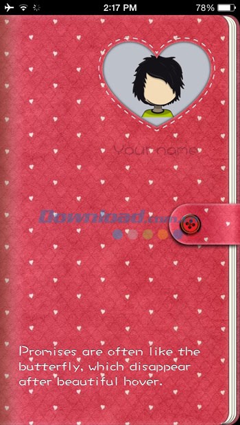 Bìa nhật ký May Diary