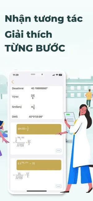 Hỗ trợ giải chi tiết từng bước