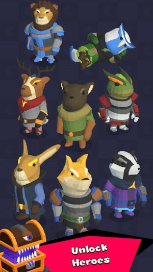 Mở khóa nhiều anh hùng độc đáo