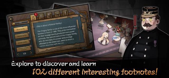 Game có một bộ sưu tập hơn 100 ghi chú hấp dẫn