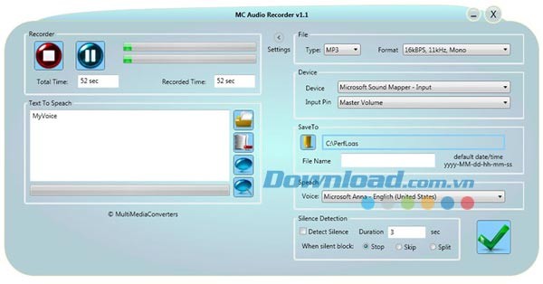 MC Audio Recorder