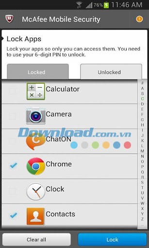 McAfee Mobile Security for Android