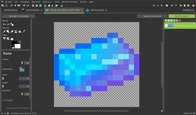 Thiết kế mod Minecraft bằng template, không cần lập trình