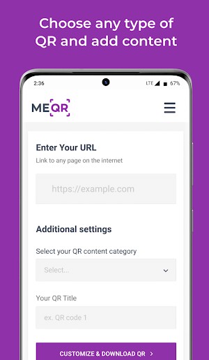 Me QR Generator cho bạn tạo nhiều kiểu mã QR khác nhau