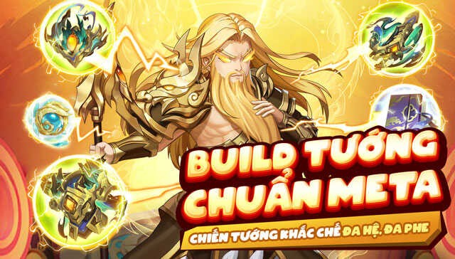 Hệ thống chiến tướng đa dạng, khắc chế đa hệ, đa phe