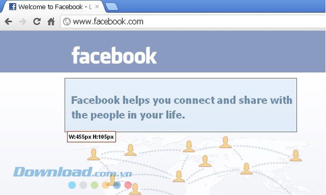 Đo kích thước trang web dễ dàng