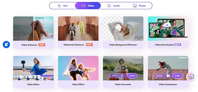 Nền tảng này hỗ trợ nhiều định dạng cho các tệp âm thanh, video, hình ảnh và tài liệu