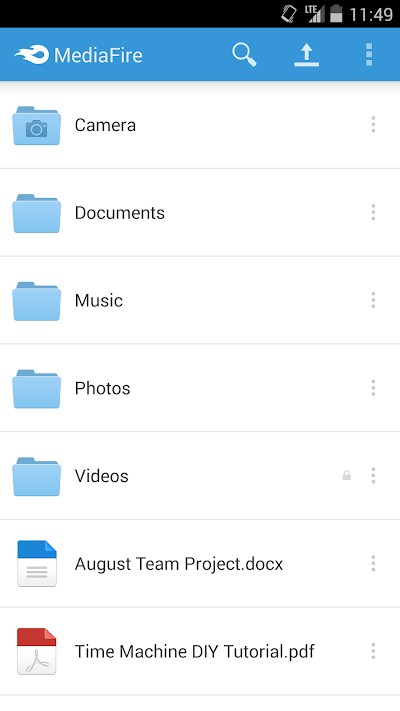 Quản lý file dễ dàng trên MediaFire cho Android