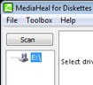 MediaHeal for Diskettes - Khôi phục dữ liệu đĩa mềm