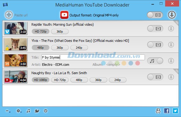 MediaHuman YouTube Downloader