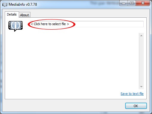 Lựa chọn file cần xem thông tin