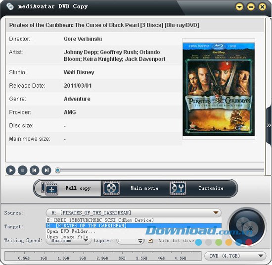 mediAvatar DVD Copy