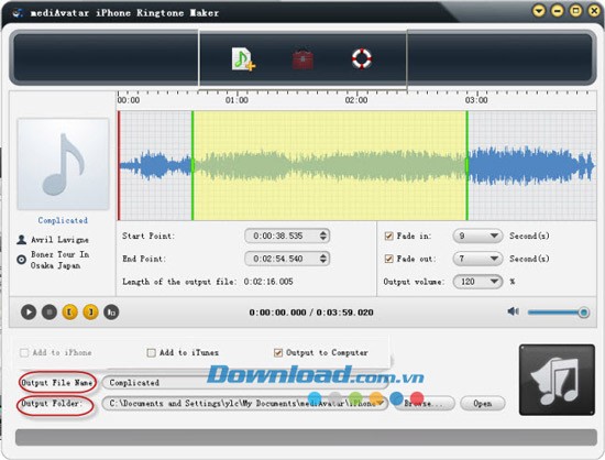 mediAvatar iPhone Ringtone Maker