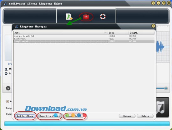 mediAvatar iPhone Ringtone Maker