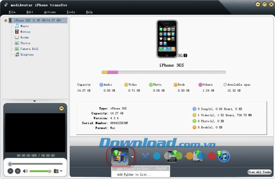 mediAvatar iPhone Transfer