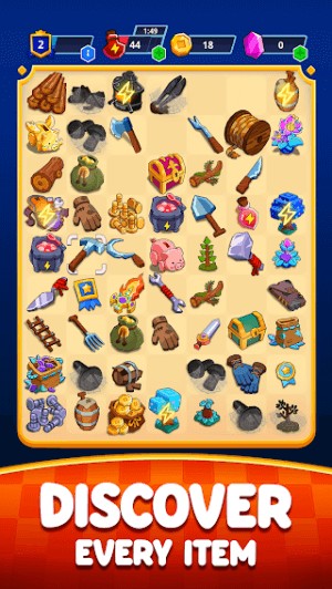 Khám phá các vật phẩm đa dạng, hợp nhất để tạo ra vũ khí, công cụ