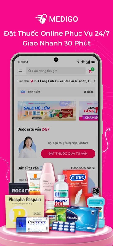 Hỗ đặt mua thuốc online