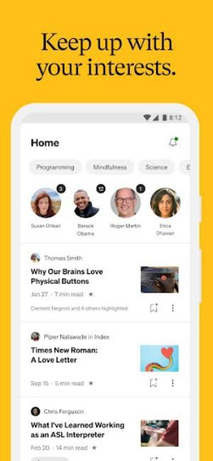 Medium cho bạn cập nhật tất cả các tin tức mà mình quan tâm