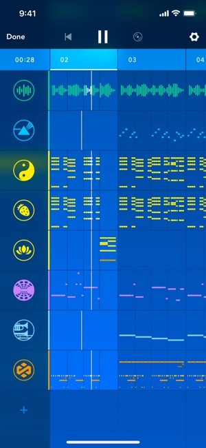 Medly cho bạn sản xuất âm nhạc ngay trên di động