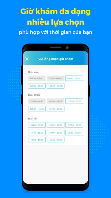 Đặt lịch theo giờ