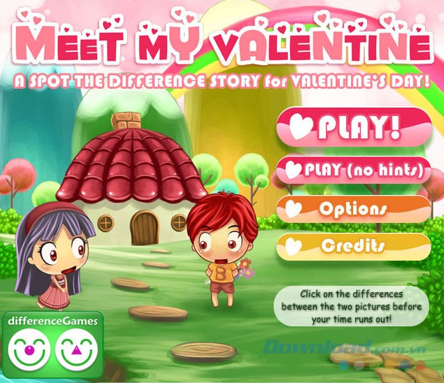 Game vui Meet My Valentine