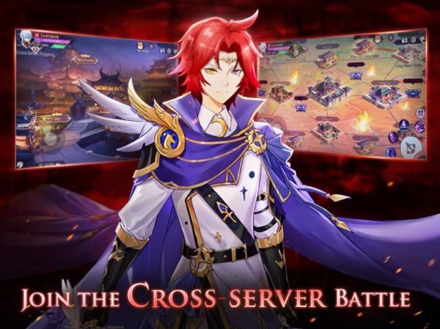 Tham gia vào các trận đánh liên server khốc liệt trong game Mega Heroes