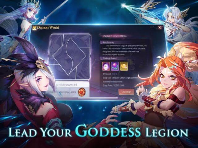 Dẫn dắt liên minh các nữ thần