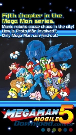 Mega Man Legacy Bundle cho iOS phiên bản mega man thứ 5