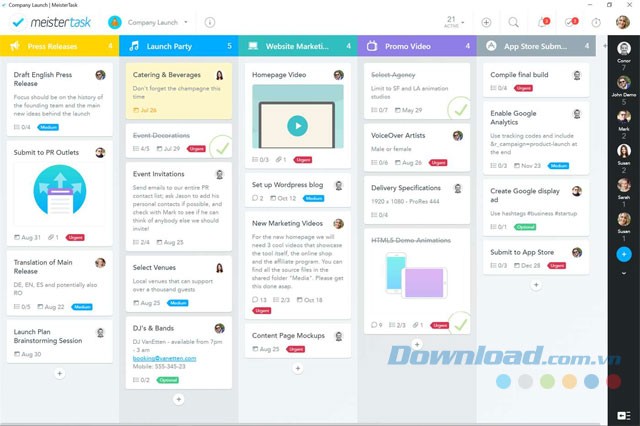 Quản lý nhiệm vụ, công việc