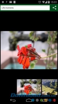 Memoires cho Android hỗ trợ chèn ảnh