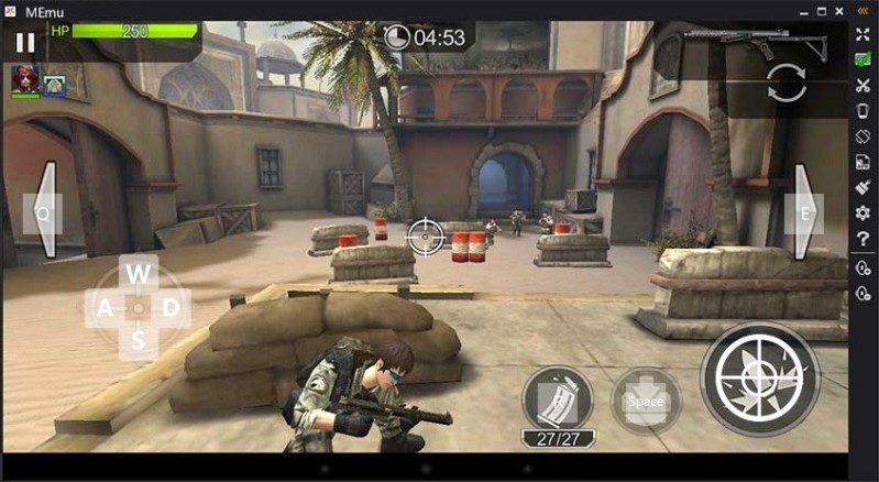 Bạn có thể thiết lập chơi game bằng phím trên MEmu