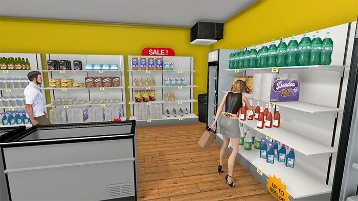 Hướng dẫn đặt giá hàng hóa trong Supermarket Simulator