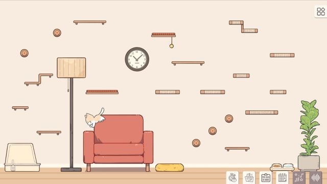 Meow Time: Cozy Cat Room là game nuôi mèo kết hợp trang trí nhà cửa và ứng dụng năng suất