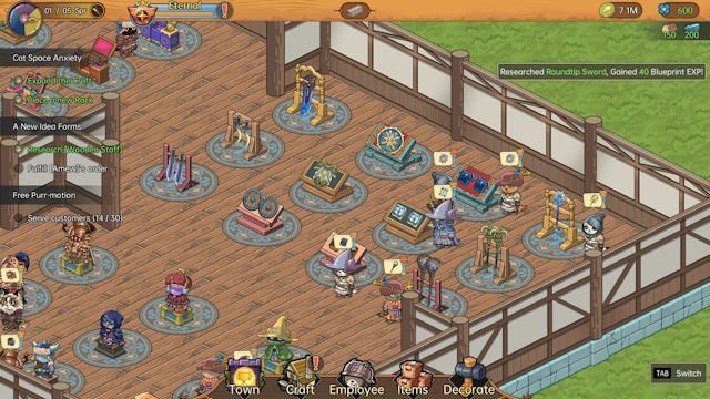 Điều hành một xưởng rèn mèo độc đáo